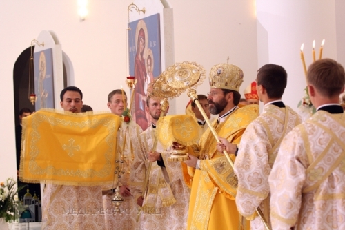 Блаженніший Святослав освятив Патріарший собор Воскресіння Христового